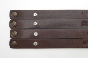 Kožený náramek - Odhodlání (220 mm)