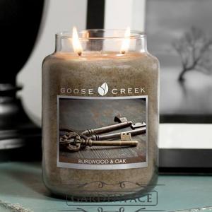 vonná svíčka GOOSE CREEK Burlwood & Oak 680g