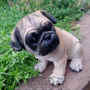 figurka psa - mops/pug