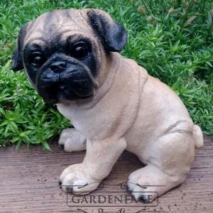 figurka psa - mops/pug