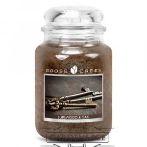 vonná svíčka GOOSE CREEK Burlwood & Oak 680g