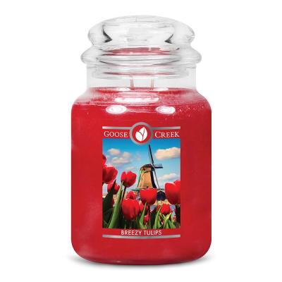  vonná svíčka GOOSE CREEK  Breezy Tulips 680g 