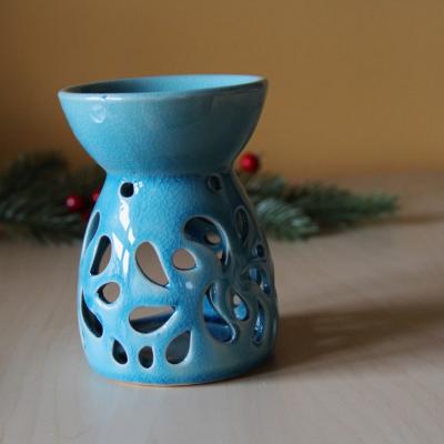 aromalampa "popraskaná" modrá