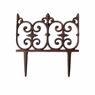 litinový zahradní plůtek  - ornament