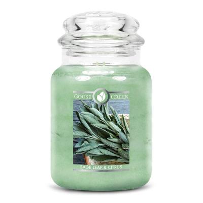 vonná svíčka GOOSE CREEK Sage Leaf & Citrus 680g 