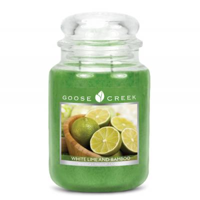  vonná svíčka GOOSE CREEK White Lime and Bamboo 680g 